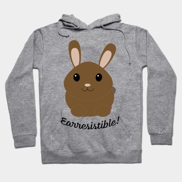 Earresistible Brown Bunny Hoodie by Hedgie Designs